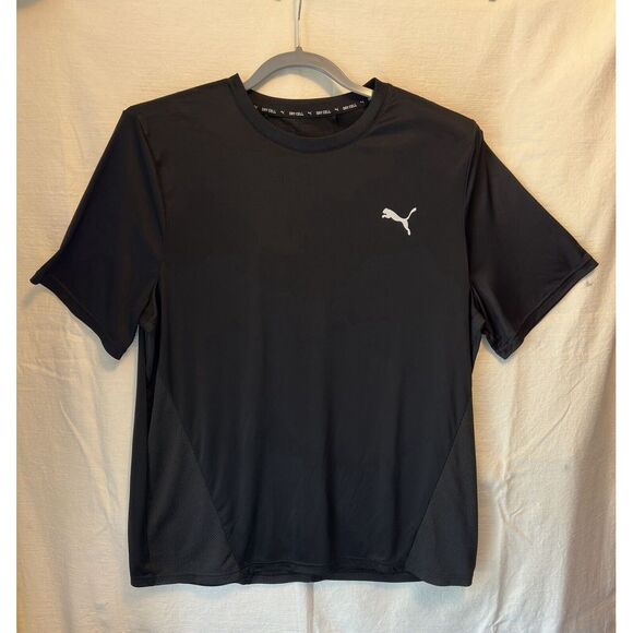 Puma Other - Puma Training DryCell Athletic Knit Shirt Men's Size XXL Black Short Sleeve